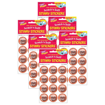 Trend Cool/Root Beer Scented Stickers, 144PK T83603
